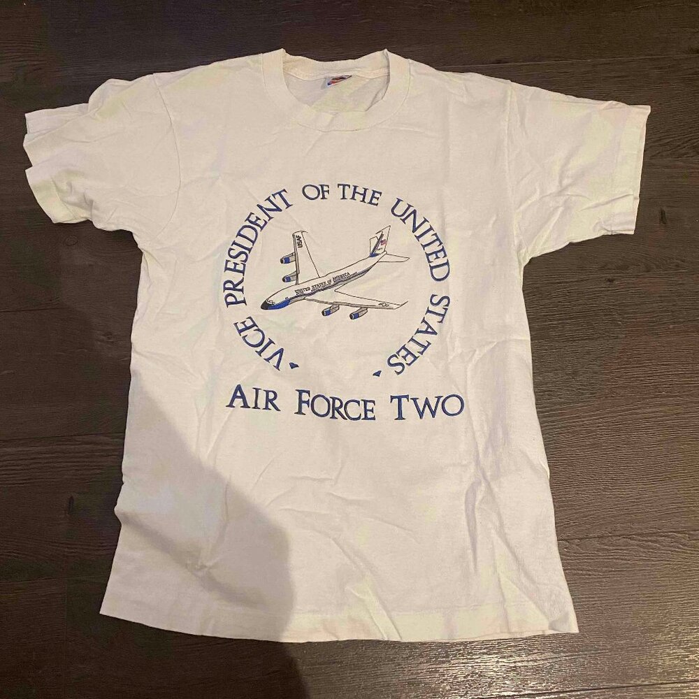 vintage air force two united states america vice president t-shirt